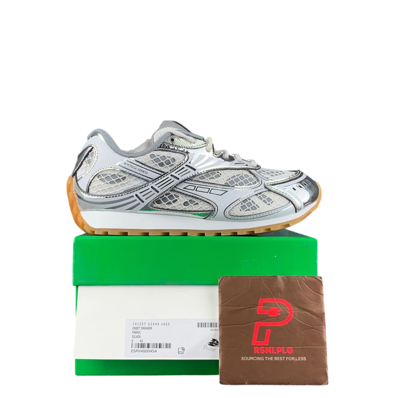 Bottega Veneta Orbit Sneaker ‘Silver White’