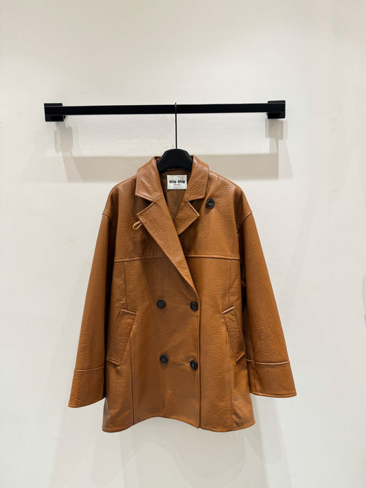 MIUMIU LEATHER JACKET STYLE 845